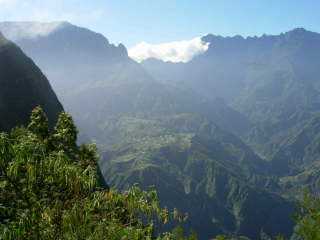 Cirque de Cilaos de la Fentre des Makes