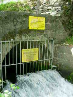 Chute d'eau  Langevin