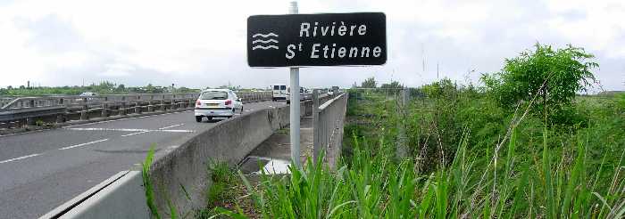 Pont sur la rivire St-Etienne (archives 2005)