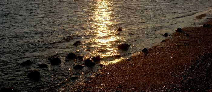 Coucher de soleil  Ravine Blanche