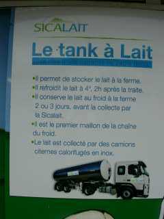 Le tank  lait