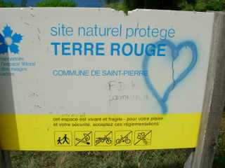 Site naturel de Terre Rouge  St-Pierre