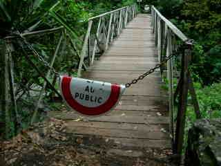 Passerelle du pont de la liane