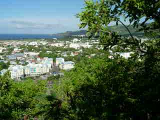 La ville de St-Joseph, vue du Piton Babet