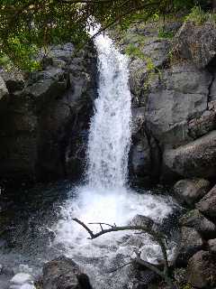 Chute d'eau dans la rivire Langevin