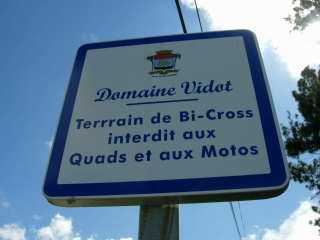 Bi-cross au Domaine Vidot