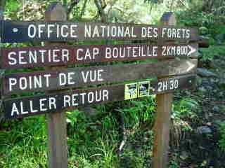 Sentier Cap Bouteille