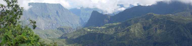 Vue sur le cirque de Mafate