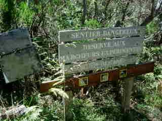 Sentier Bayonne ferm