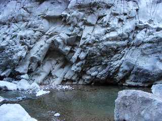 Orgues volcaniques dans le Bras Rouge