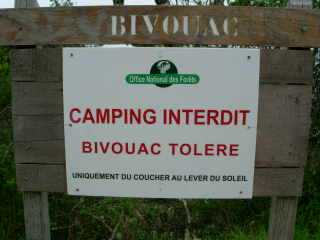 Blouve, bivouac tolr