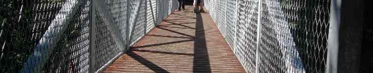 Passerelle sur le Bras de la Plaine