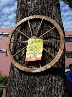 Roue en bois