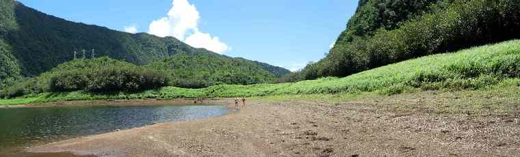 Grand Etang en basses eaux