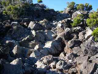 Sentier rocheux