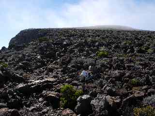 Approche du sommet du Grand Bnare