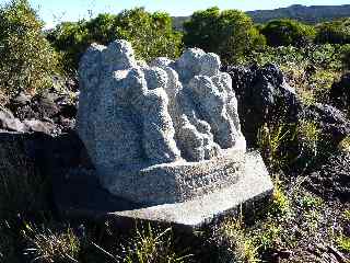 Statue de Gilbert Clain - Piton Rouge