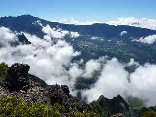 Cirque de Cilaos, vu du Petit Bnare