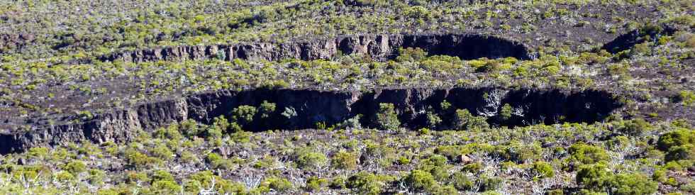 Du sommet du Piton Rouge, ravine des Colimaons