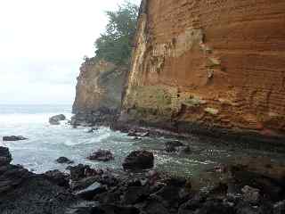 Cap Jaune, la plage de galets