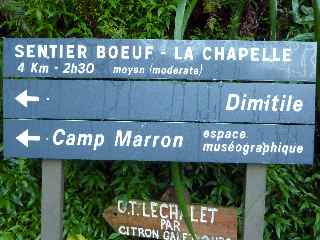 Départ du sentier Boeuf - La chapelle