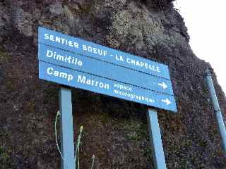 Sentier de la chapelle - traverse de la piste