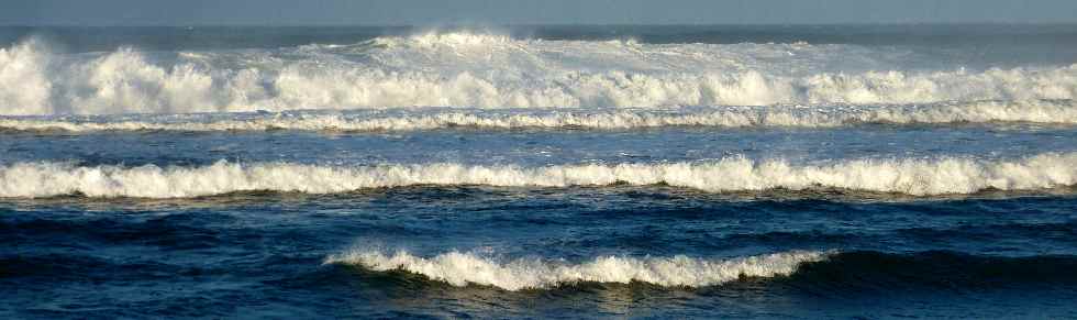 Houle sur le lagon de St-Pierre