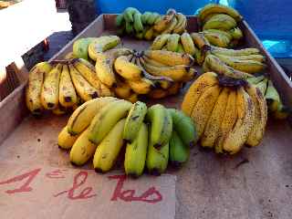 Bananes - Marché forain de St-Pierre -