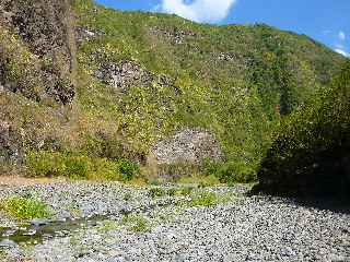 Bras de Cilaos, face  l'Ilet Furcy