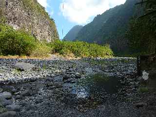 Bras de Cilaos - radier nord de l'Ilet Furcy, ancienne route de Cilaos