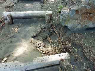 Fort d'Etang-Sal - Erosion dans les marches