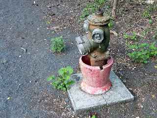 Fort d'Etang-Sal - Bouche d'incendie