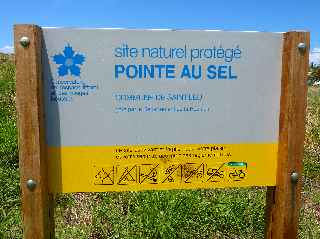 Pointe au Sel, site naturel protégé
