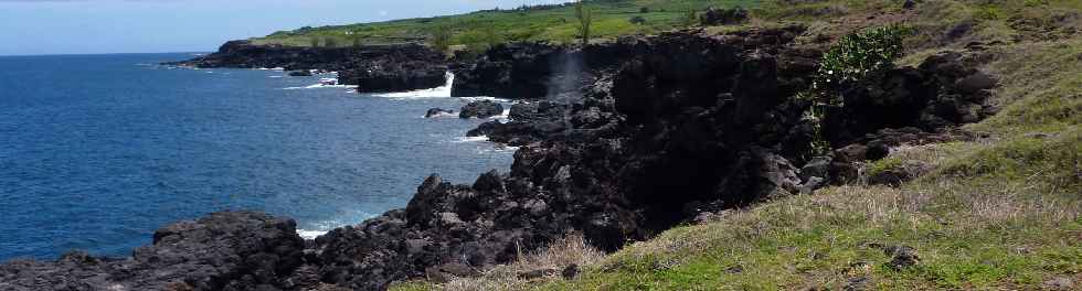 St-Leu - Au sud de la Pointe au Sel, le Souffleur