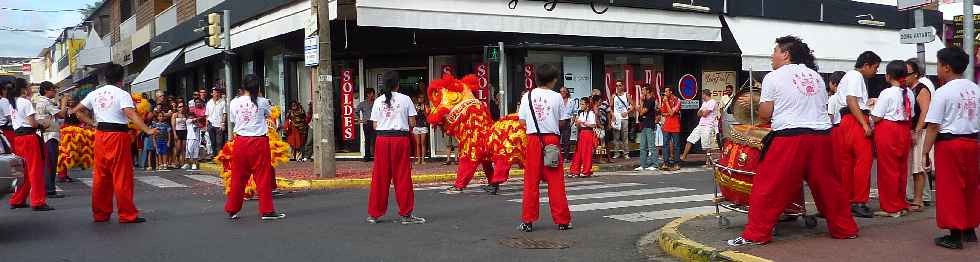 Nouvel an chinois 2011 - St-Pierre - Troupe du Qi Lin Lion 's Team