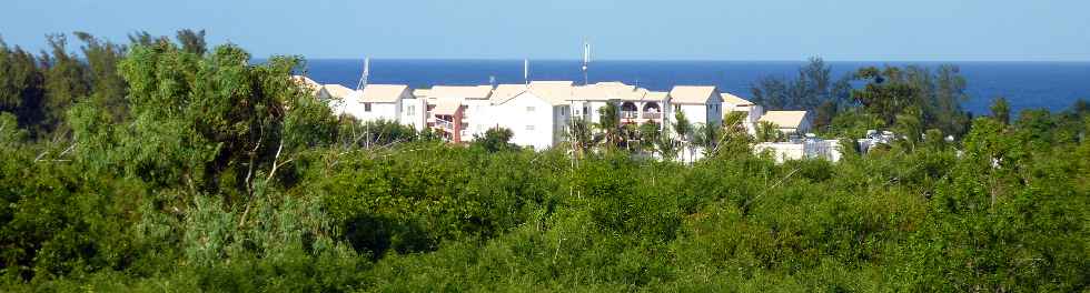 Fort de l'Etang-Sal -  Vue sur les immeubles