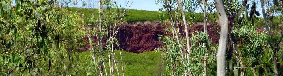 Fort de l'Etang-Sal -  Carrires de scories du Gros Piton