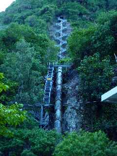 Canalisation d'amene d'eau  la centrale de Langevin