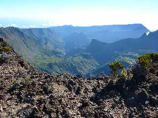 Sentier du Gte des Tamarins au Grand Bnare -  Mafate et le Grand Bord