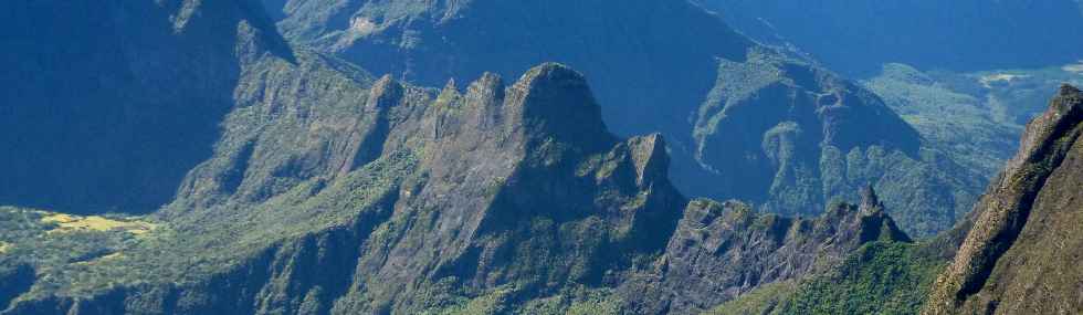 Sentier du Gte des Tamarins au Grand Bnare -  Arte entre Cilaos et Mafate