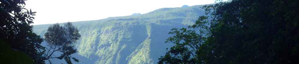 Plaine des Palmistes - Vue depuis la Cascade Biberon -