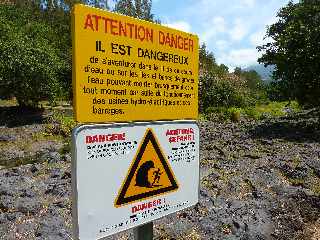 Rivière Langevin - Attention danger barrages hydro-électrique