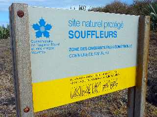 Site naturel protégé - Souffleurs de St-Leu