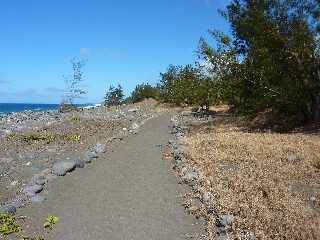 Sentier littoral de l'Etang du Gol  l'Etang-Sal les Bains -