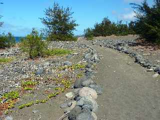 Sentier littoral de l'Etang du Gol  l'Etang-Sal les Bains -