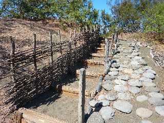 Sentier littoral de l'Etang du Gol  l'Etang-Sal les Bains - Fascines