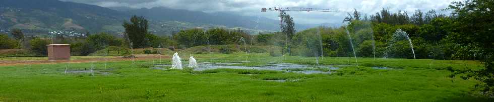 Sentier littoral de l'Etang du Gol  l'Etang-Sal les Bains - Station d'Epuration