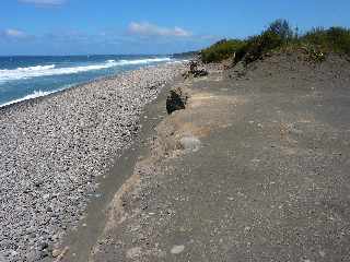 Sentier littoral de l'Etang-Sal - Falaises de sables gris -