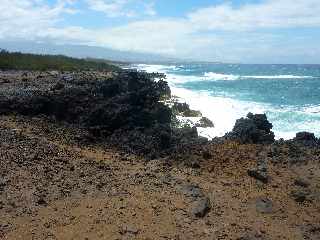 Sentier littoral d'Etang-Sal - Coules basaltiques -