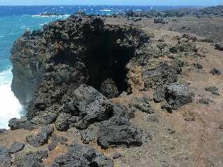 Sentier littoral d'Etang-Sal - Coules basaltiques -